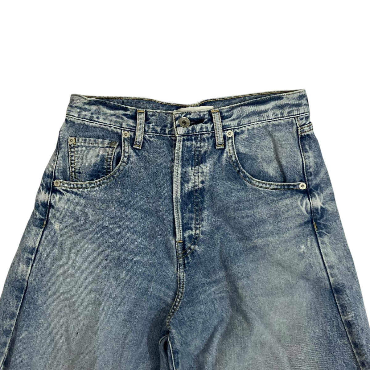 Whim Gazette(ウィムガゼット) ラインカーブDENIMデニムパンツ Whim Gazette(ウィムガゼット) ラインカーブDENIMデニムパンツ