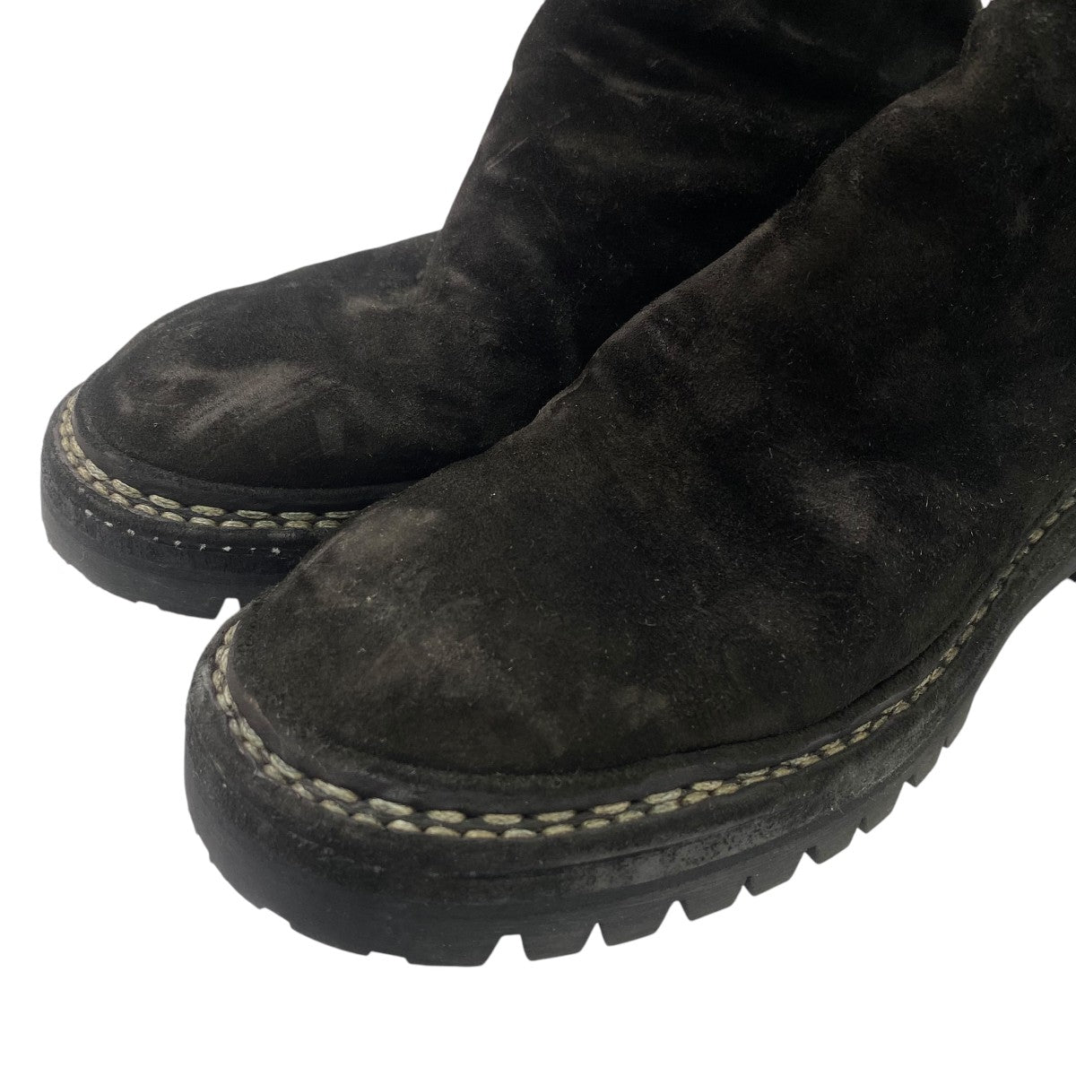 GUIDI(グイディ) バックジップブーツ ブラック サイズ 40 1/2｜【公式