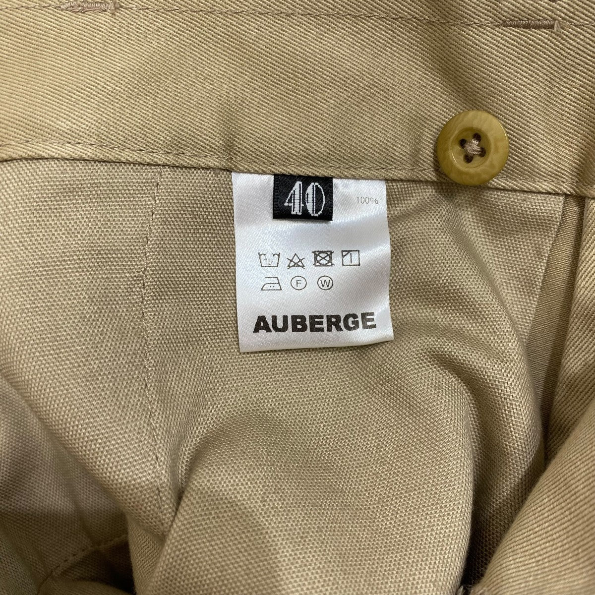 楽天市場】【中古】AUBERGE チノパン ベージュ サイズ：44