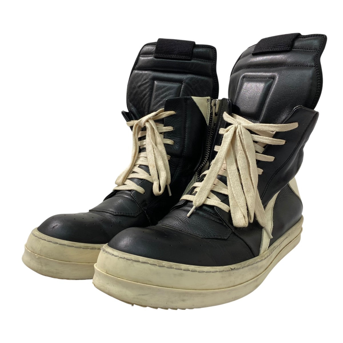 【RICK OWENS】Geobasket ハイトップスニーカー Rick Owens - Rick Owens リックオウエンス 15AW GeoBasket ジオ