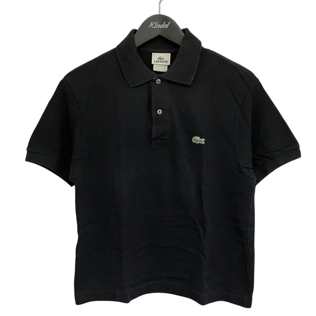 ラコステ USA製 IZOD LACOSTE L PATRON ポロシャツ 黒 ブラック
