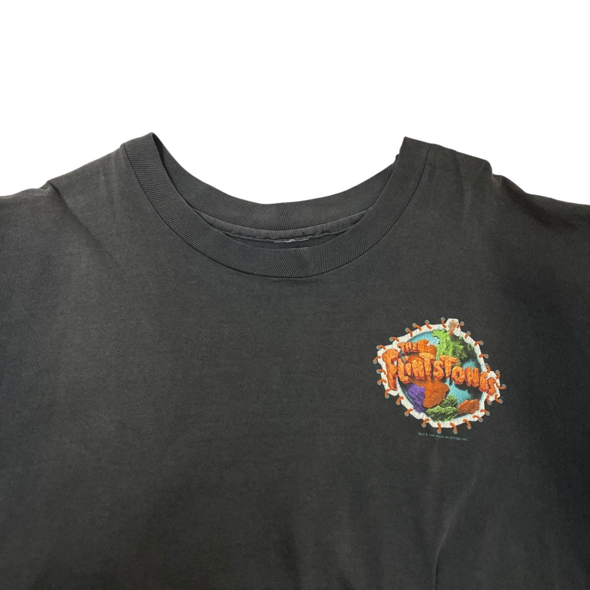 USED 90s THE FLINTSTONES 両面 キャラなしパターンTシャツ 古着・中古-3枚目のアイテム画像