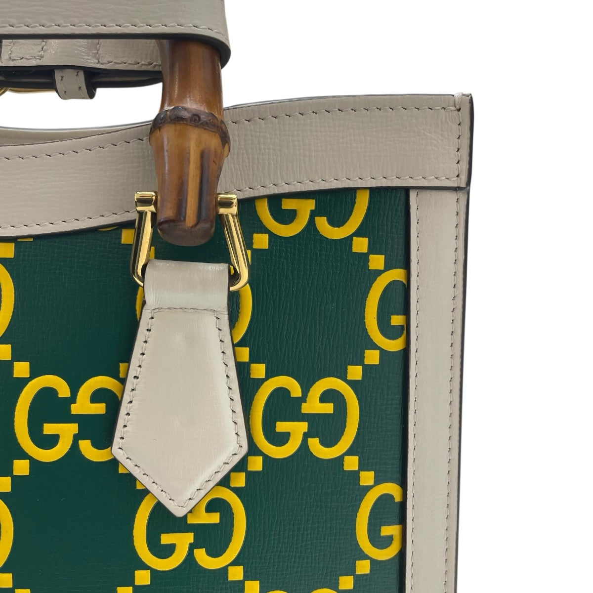 GUCCI(グッチ) バンブー ダイアナ レザー2WAYハンドバッグ660195