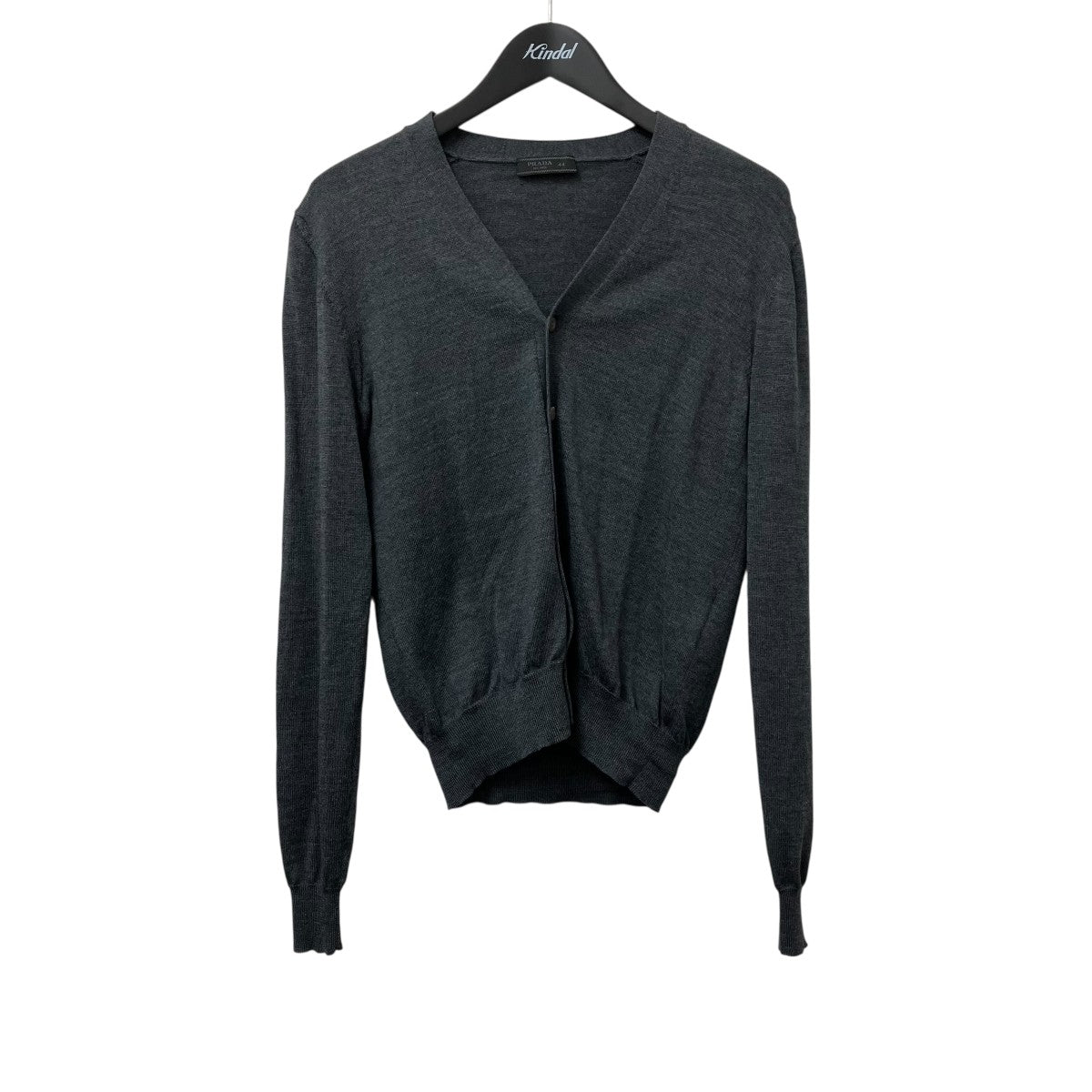 PRADA(プラダ) カーディガンUMC484 UMC484 ダークグレー サイズ