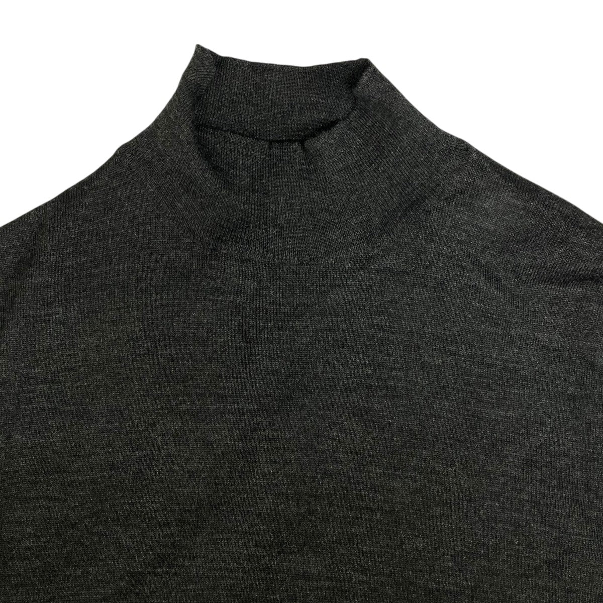 新品 PRADA 2023 現行 ハイネックニット ブラック size42 22AW】新作 シェットランド タートルネックセーター◇プラダ