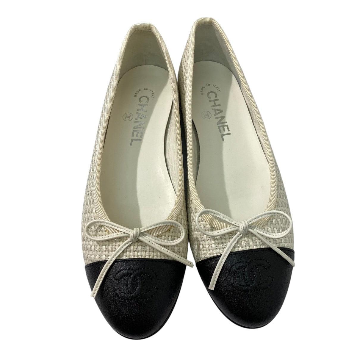 CHANEL(シャネル) バレリーナG02819 G02819 ホワイト サイズ 37 CHANEL(シャネル) バレリーナG02819 G02819 ホワイト サイズ 37