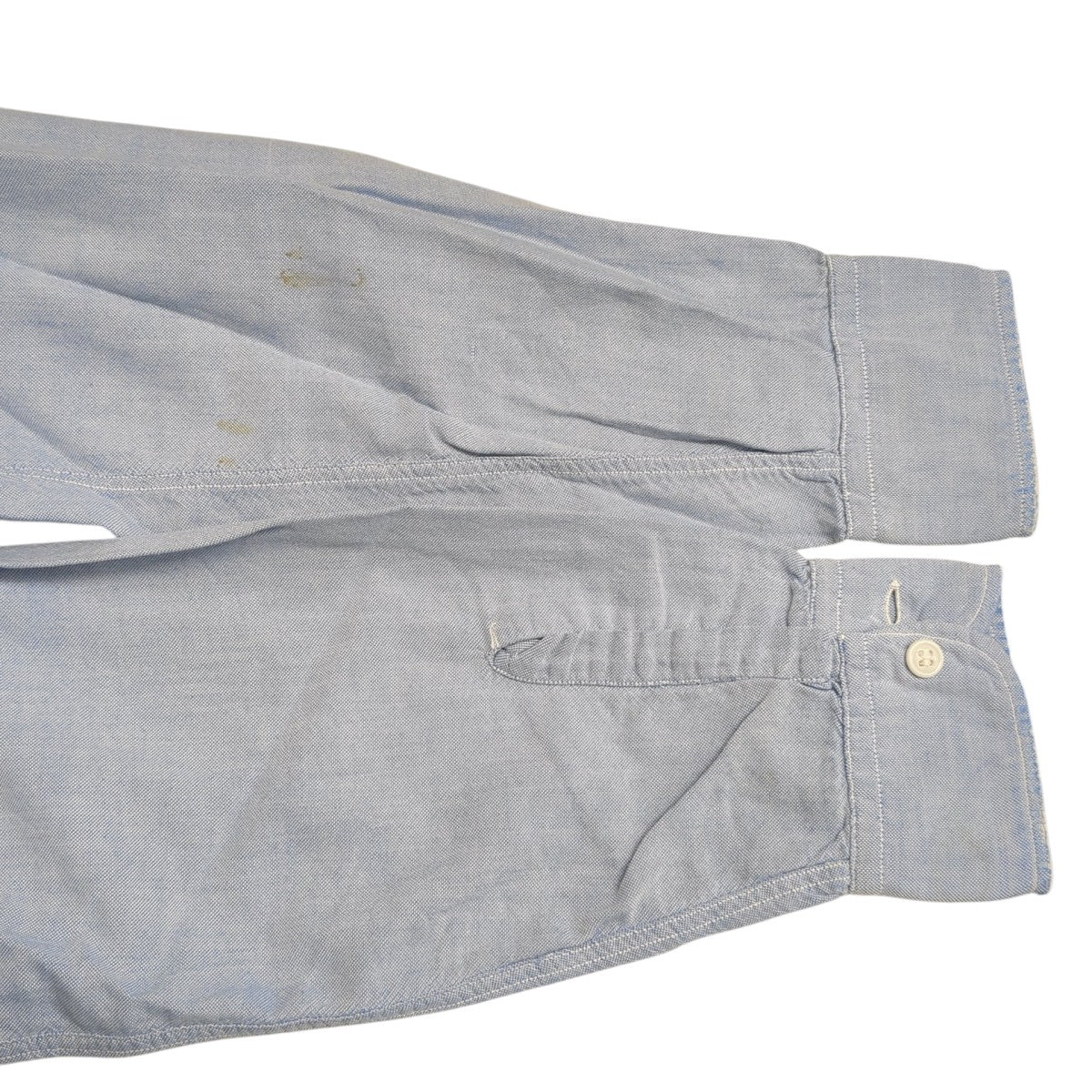 military 50s USAF OXFORD SHIRT マチ付きシャツ 古着・中古-5枚目のアイテム画像