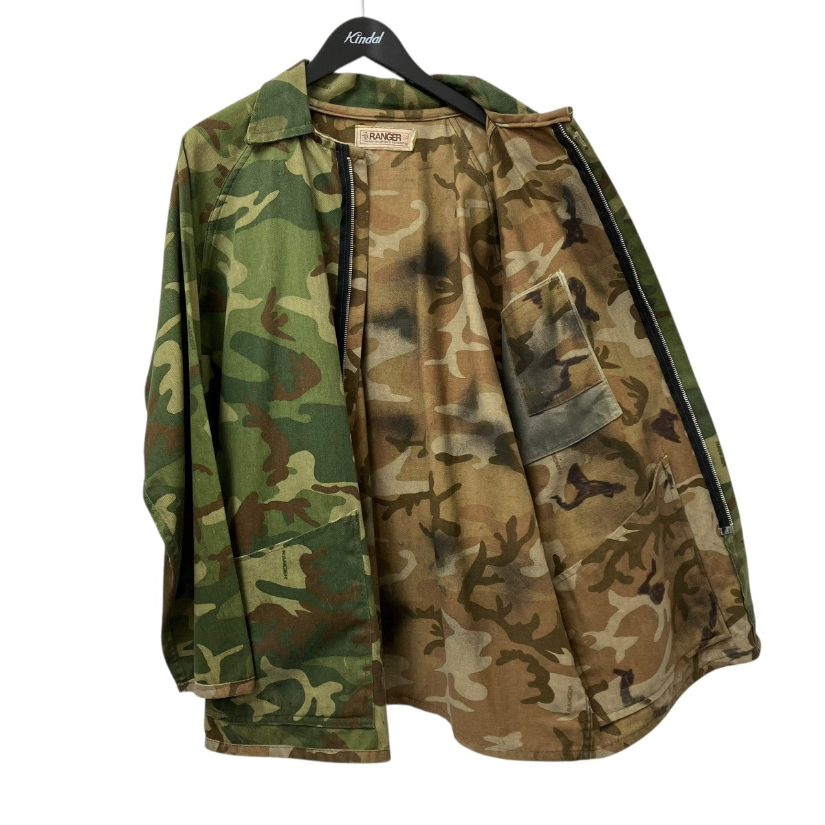 military ミッチェルパターンジャケット 古着・中古-2枚目のアイテム画像