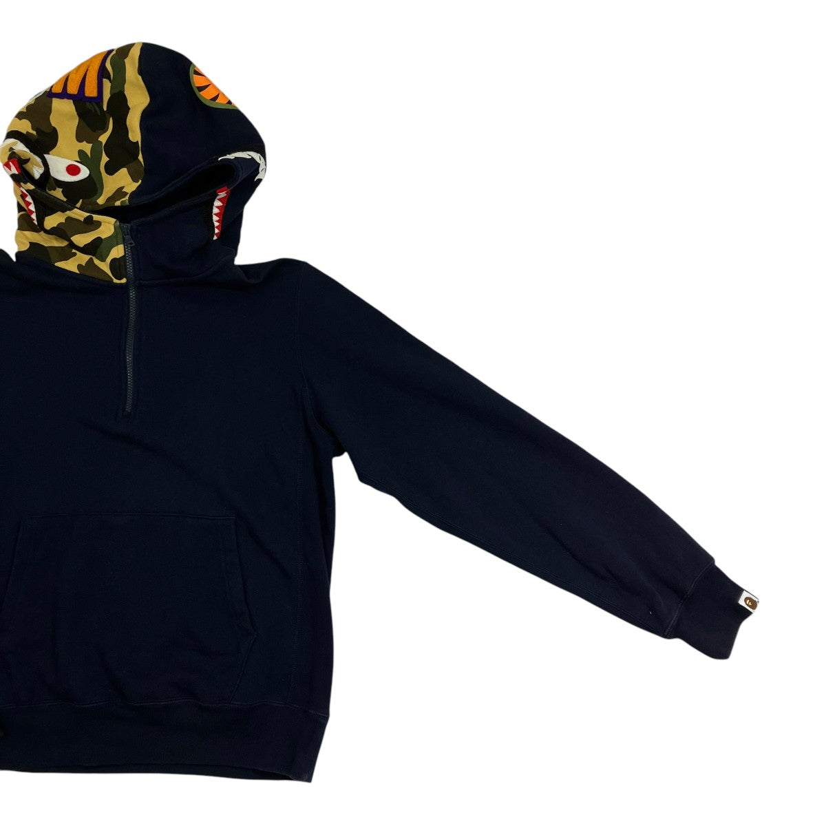 A BATHING APE(アベイシングエイプ) ハーフジップ シャーク