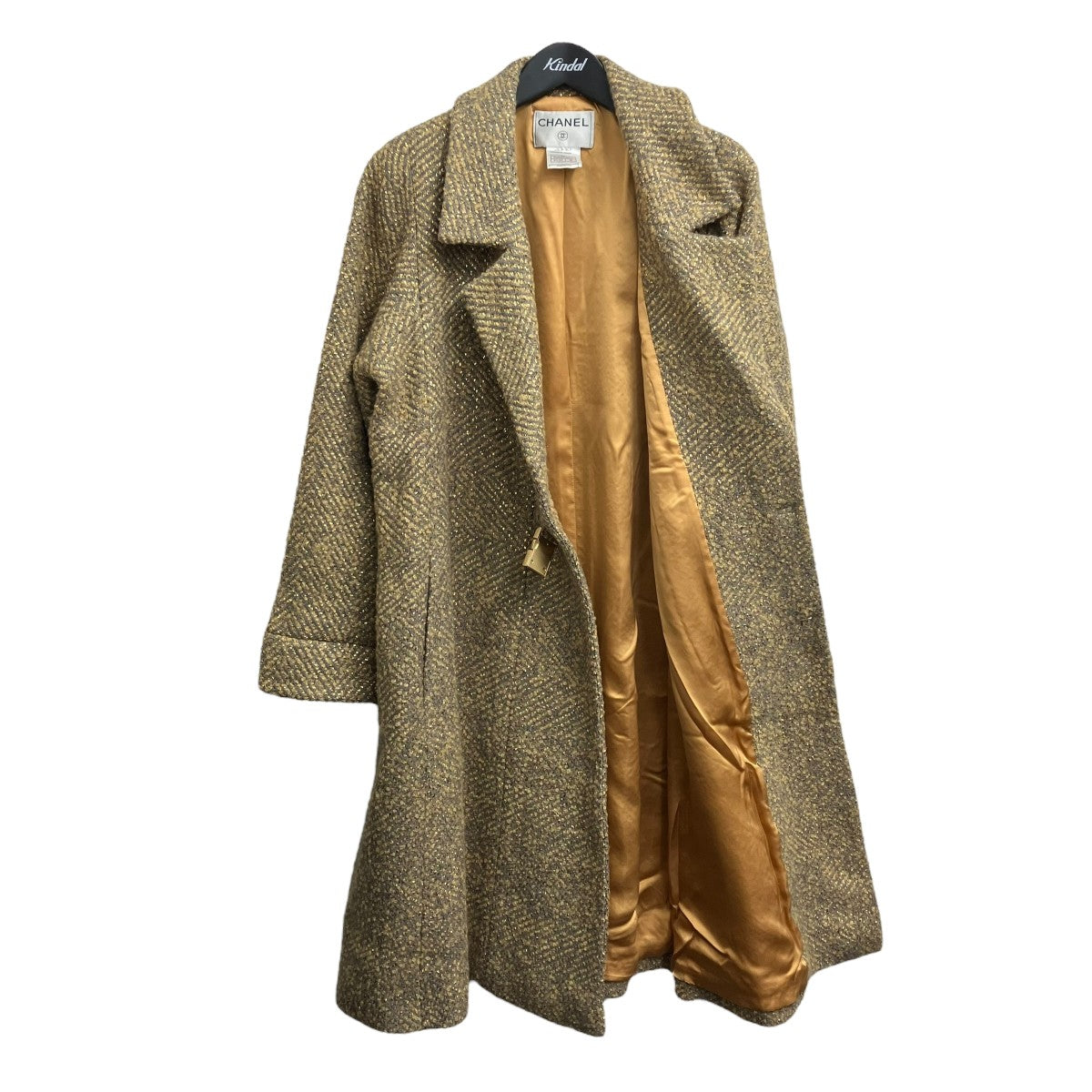 シャネル春秋コート CHANEL(シャネル) ツイードコートP15910V08872 P15910V08872 ベージュ