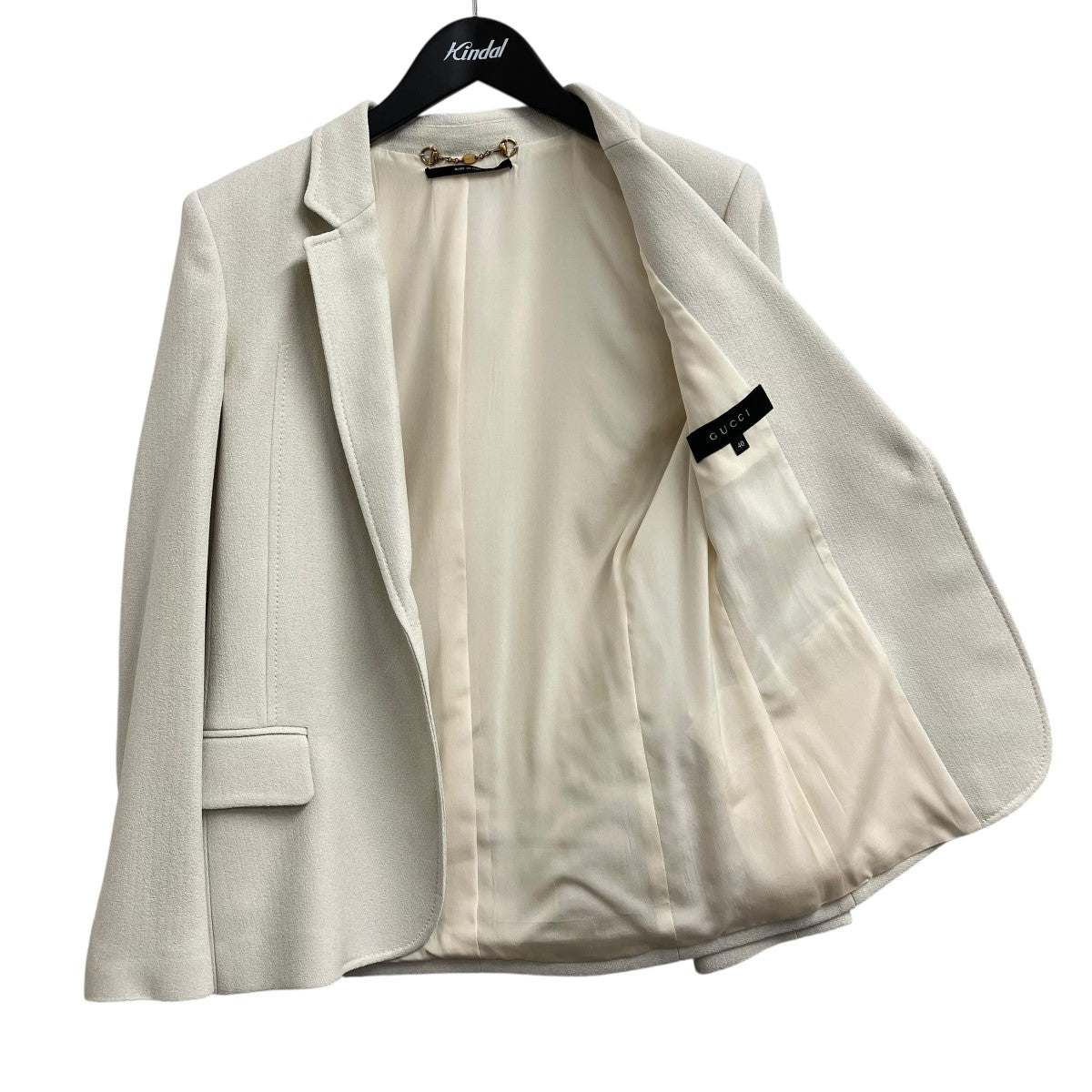 GUCCI グッチ スーツ セットアップ XL グッチ GUCCI ドット柄スーツセットアップ の買取価格実績