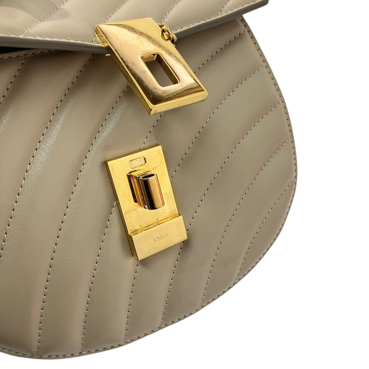 Chloe(クロエ) Drew Bijou Shoulder Bagバッグ ベージュ｜【公式
