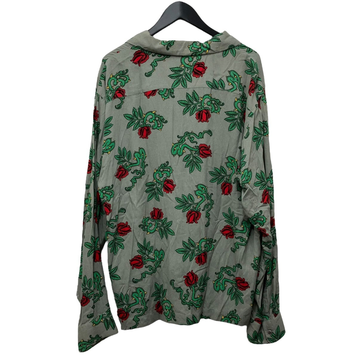 【未使用級✨】25ss UNUSED アンユーズド オーナメント柄 長袖シャツ3 UNUSED アンユーズド 25SS US2501 Ornament long sleeve shirt
