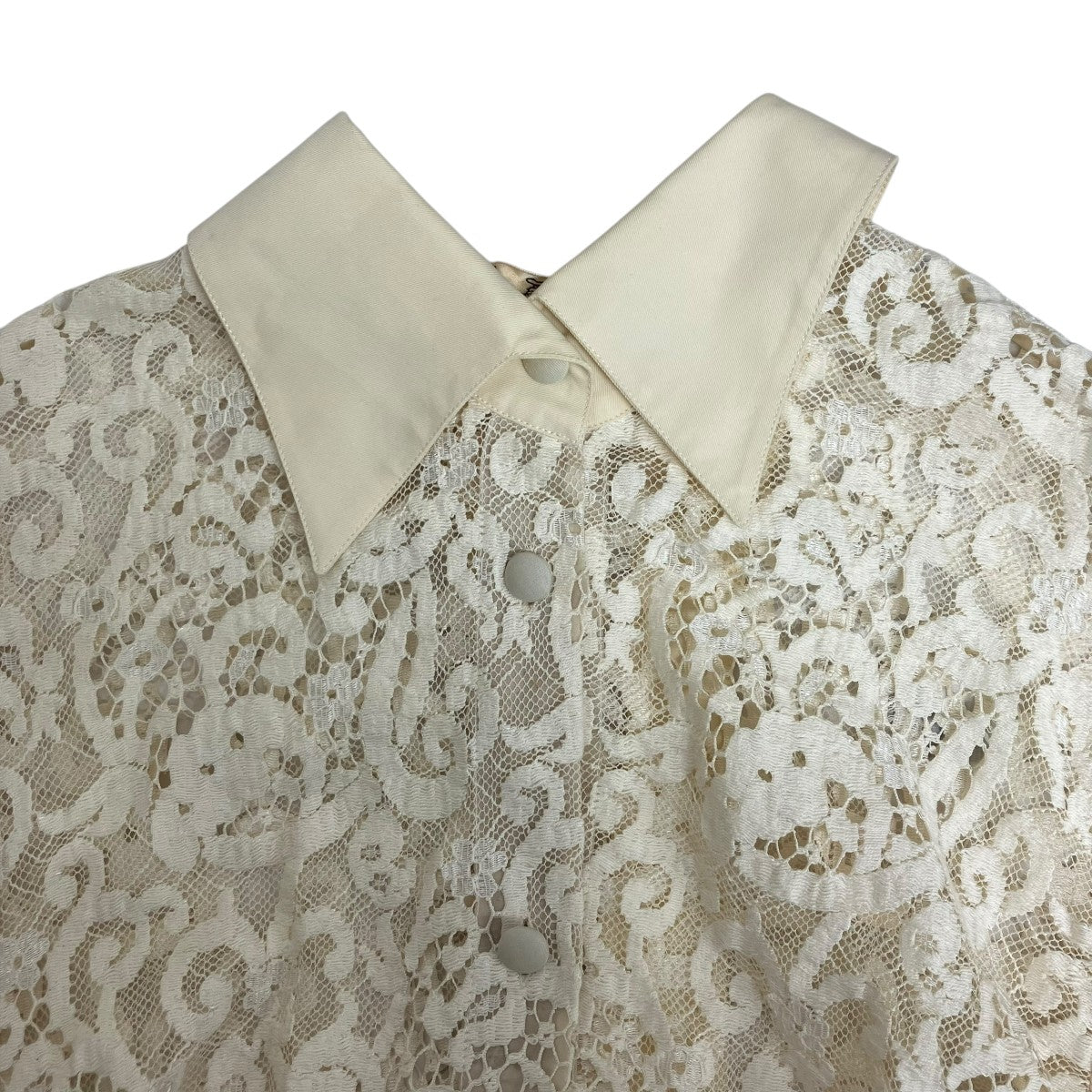 HERMES レースブラウス 古着・中古-3枚目のアイテム画像