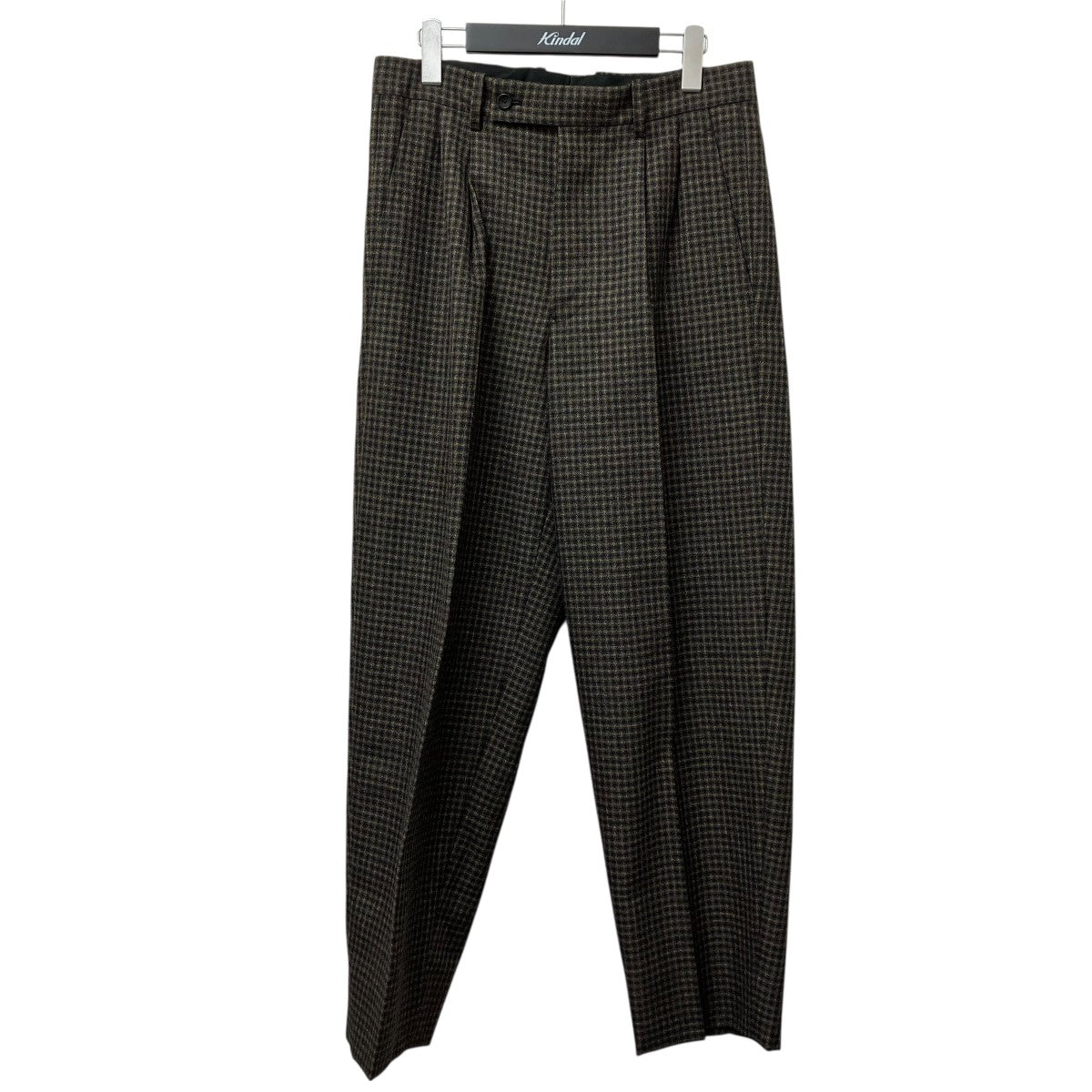 パンツ SCYE Shetland Wool Tweed Trousers SCYE(サイ) Shetland Wool Tweed Pleated Trousersチェック