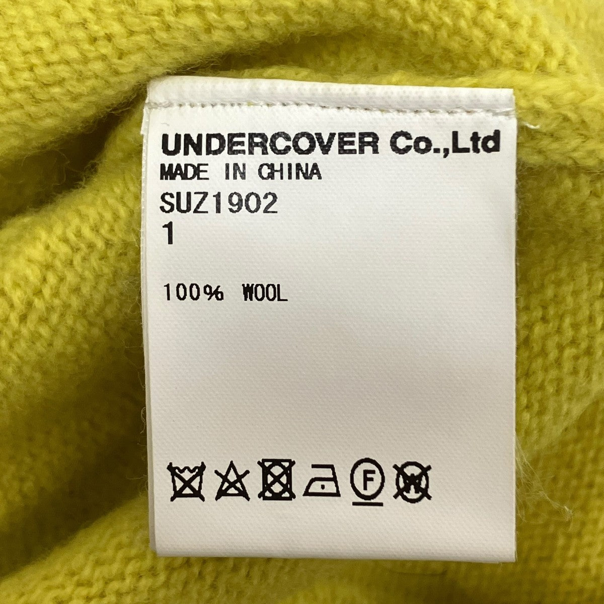 SueUNDERCOVER(スーアンダーカバー) ニットSUZ1902 SUZ1902 イエロー