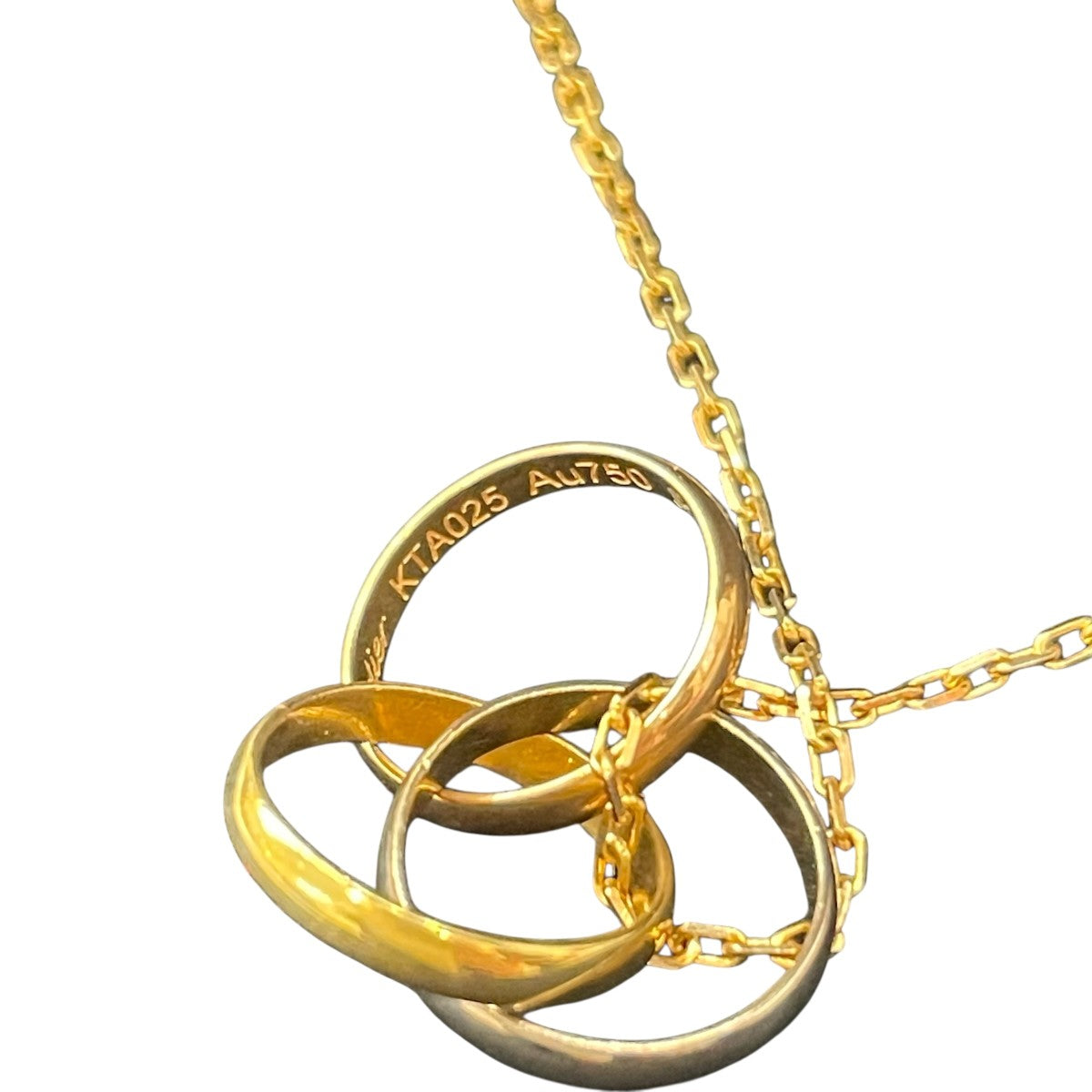 Cartier トリニティネックレス18K CARTIER カルティエ トリニティ ネックレス 18金 K18ピンク