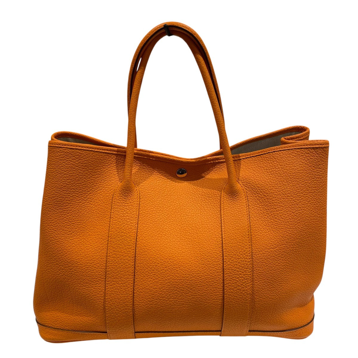 HERMES(エルメス) □P刻印レザートートバッグｶﾞｰﾃﾞﾝﾊﾟｰﾃｨｰ