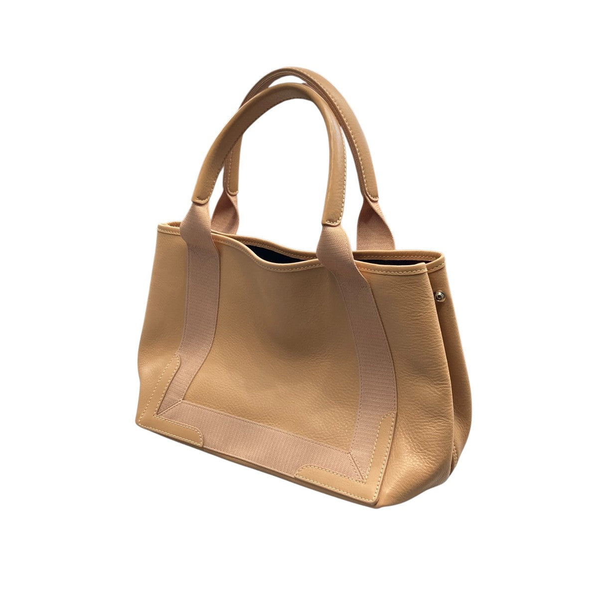 美品BALENCIAGAバレンシアガ　レザートートバッグ　ベージュ系 BALENCIAGA(バレンシアガ) レザートートバッグ339933 339933