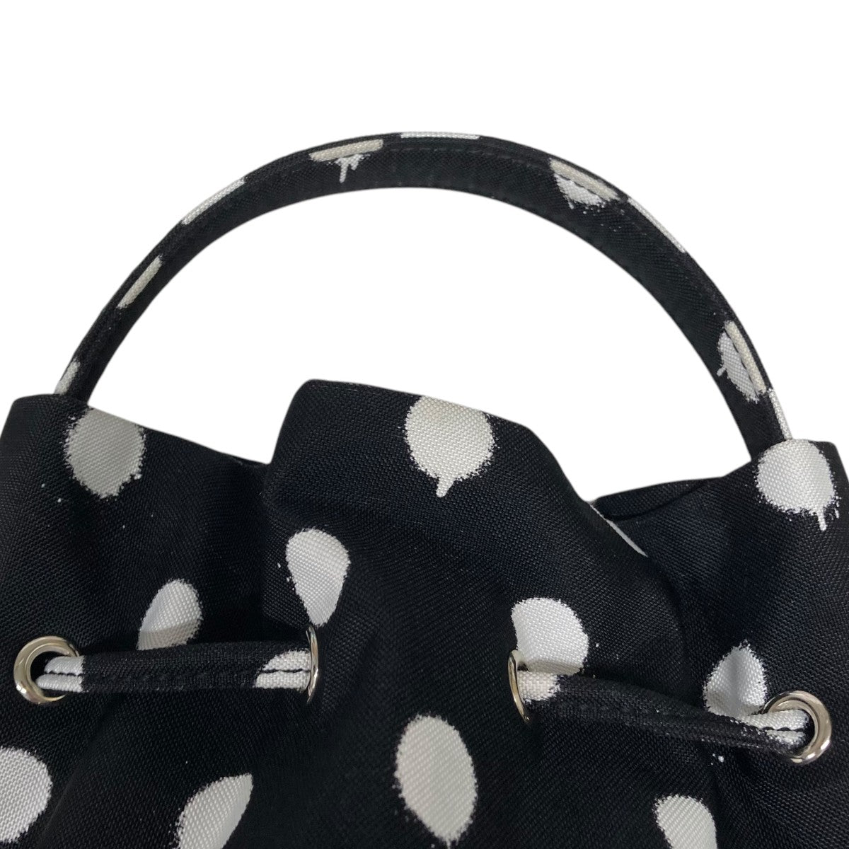 BALENCIAGA(バレンシアガ) ドット柄ショルダーバッグ - ブラック
