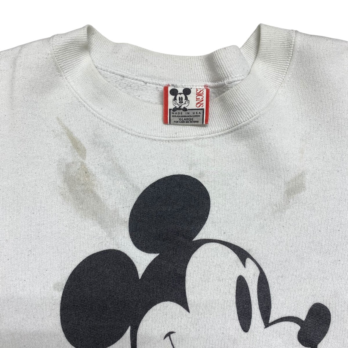 USED(ユーズド) 90sミッキースウェット ホワイト サイズ XL