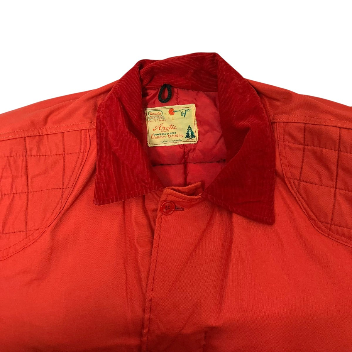 L．L．Bean 70s WOODS中綿ジャケット 古着・中古-4枚目のアイテム画像