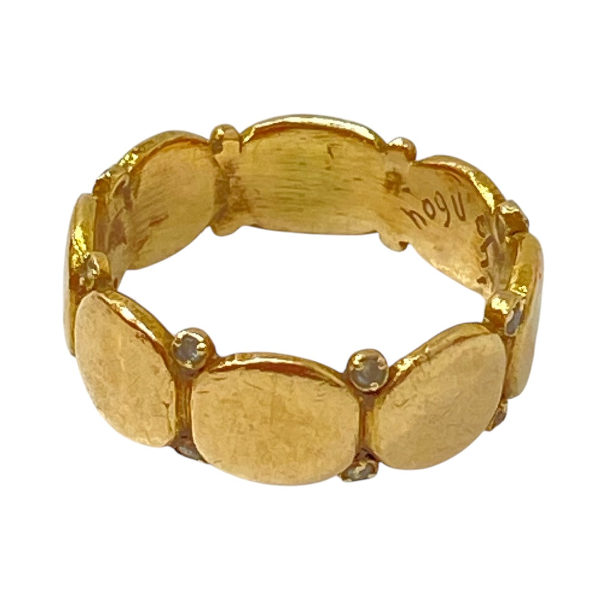 noguchi リング noguchi(noguchi) wedding ring with diamondsリング ゴールド