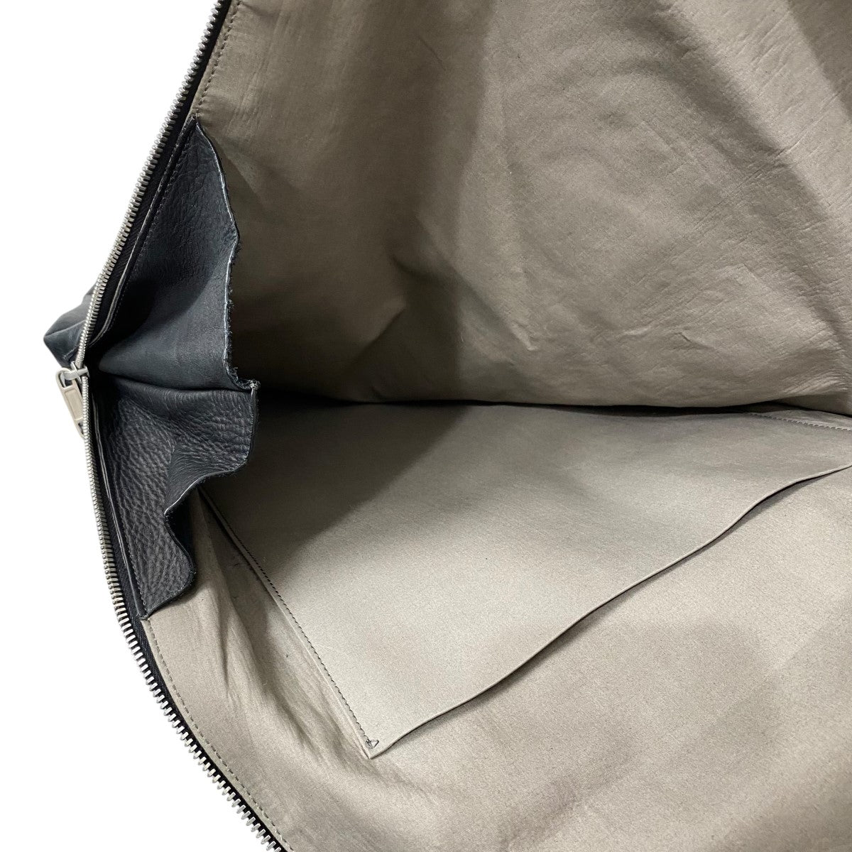 ブラックレザーバックパック RICK OWENS(リックオウエンス) ブラックレザーバックパック