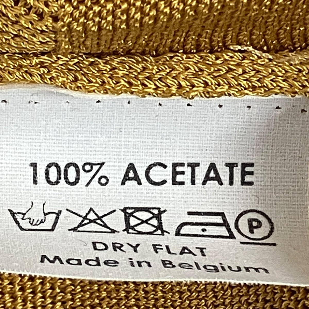 ドリスヴァンノッテン DRIES VAN NOTEN メッシュトップス Tシャツ イエロー サイズ：S DRIES VAN NOTEN(ドリスヴァンノッテン) メッシュトップスT