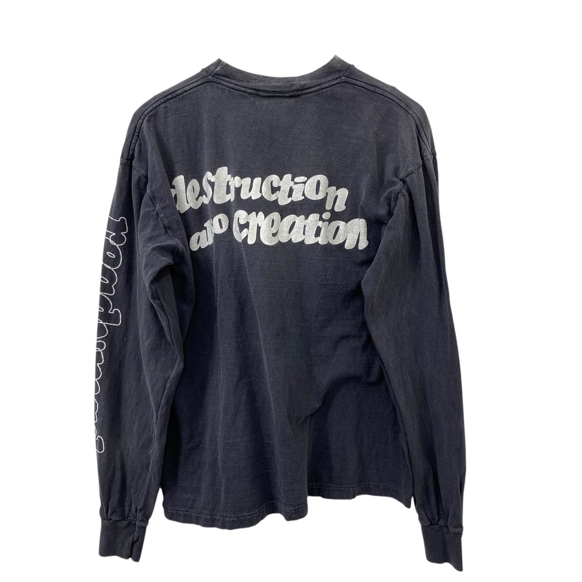 Ready Mades LS T DESTRUCTIONTシャツRE-CO-BK-00-00-283 RE-CO