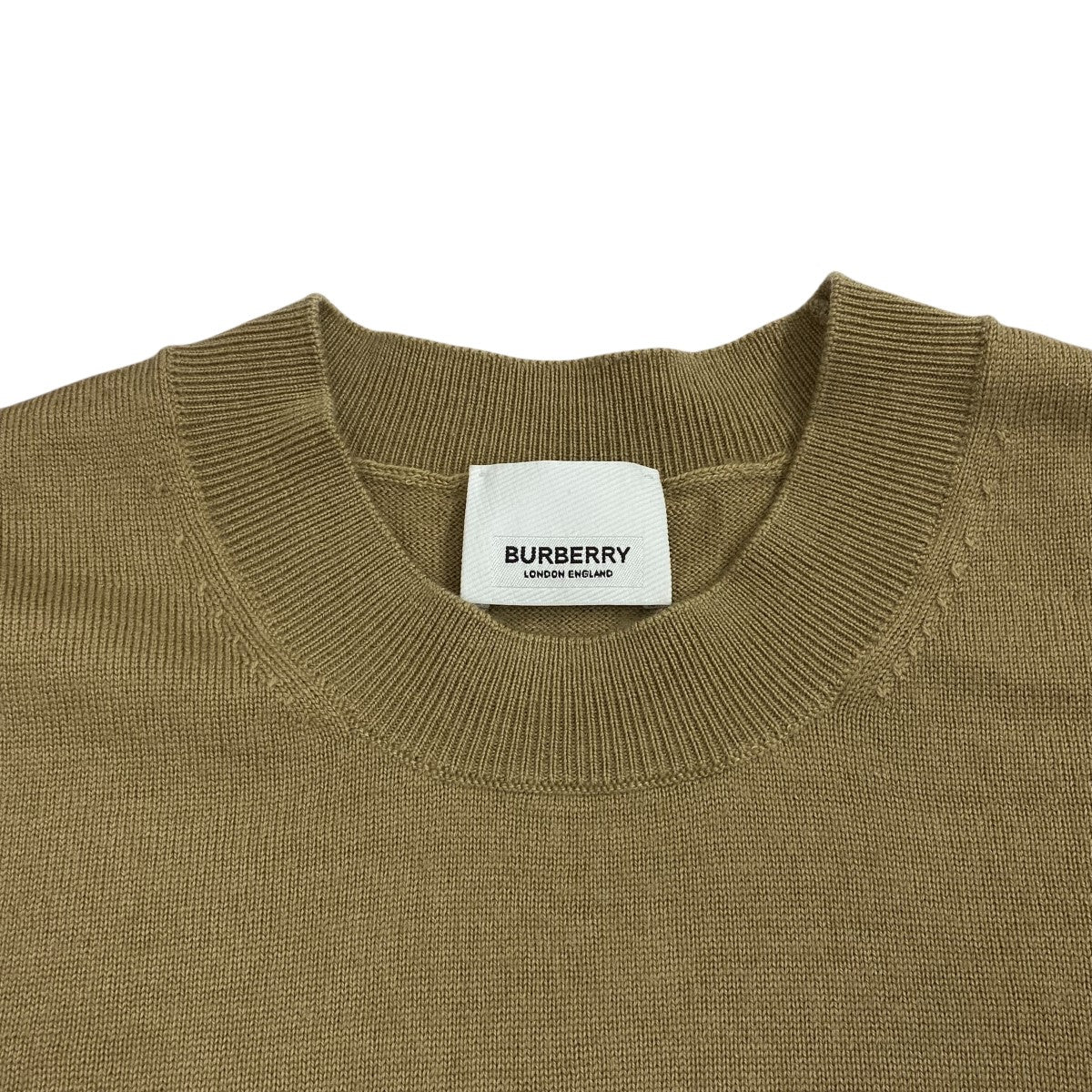 バーバリー BURBERRY 半袖ニット 8010592 ベージュ サイズ：F BURBERRY(バーバリー) 半袖ニット8010592 8010592 ベージュ