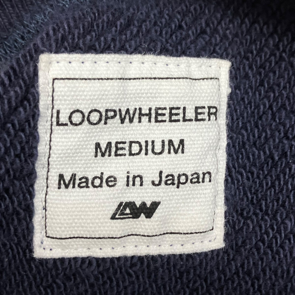 N．HOOLYWOOD×LOOPWHEELER 24AW前Vスウェット ネイビー サイズ M