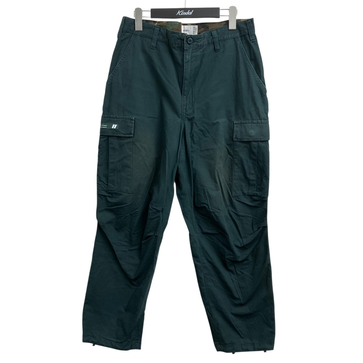 美品 WTAPS KHAKI TROUSERS BLACK Mサイズ WTAPS(ダブルタップス) 「KHAKI TIGHT TROUSERS．COTTON．CHINO