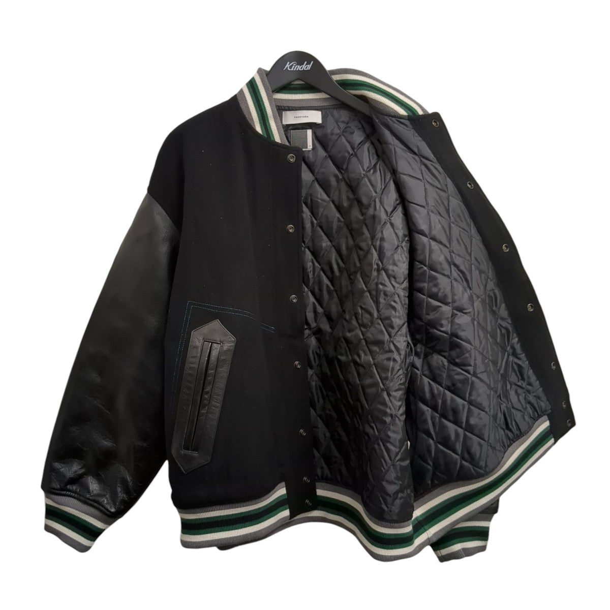 FACETASM(ファセッタズム) スタジャンKR-JK-M02 KR-JK-M02 ブラック