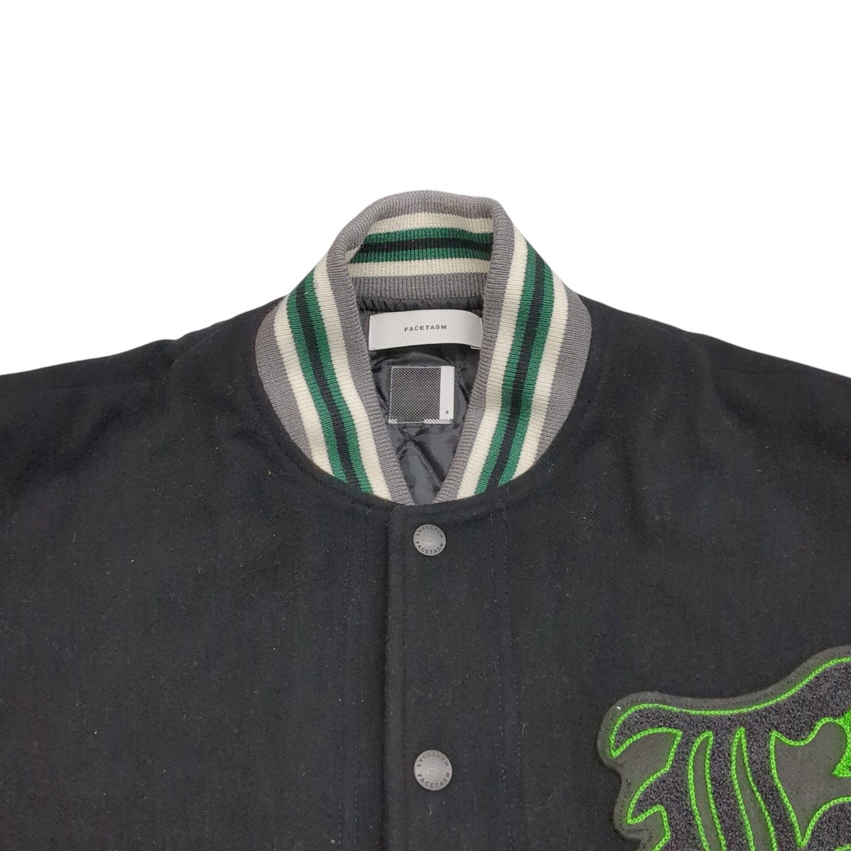 FACETASM(ファセッタズム) スタジャンKR-JK-M02 KR-JK-M02 ブラック