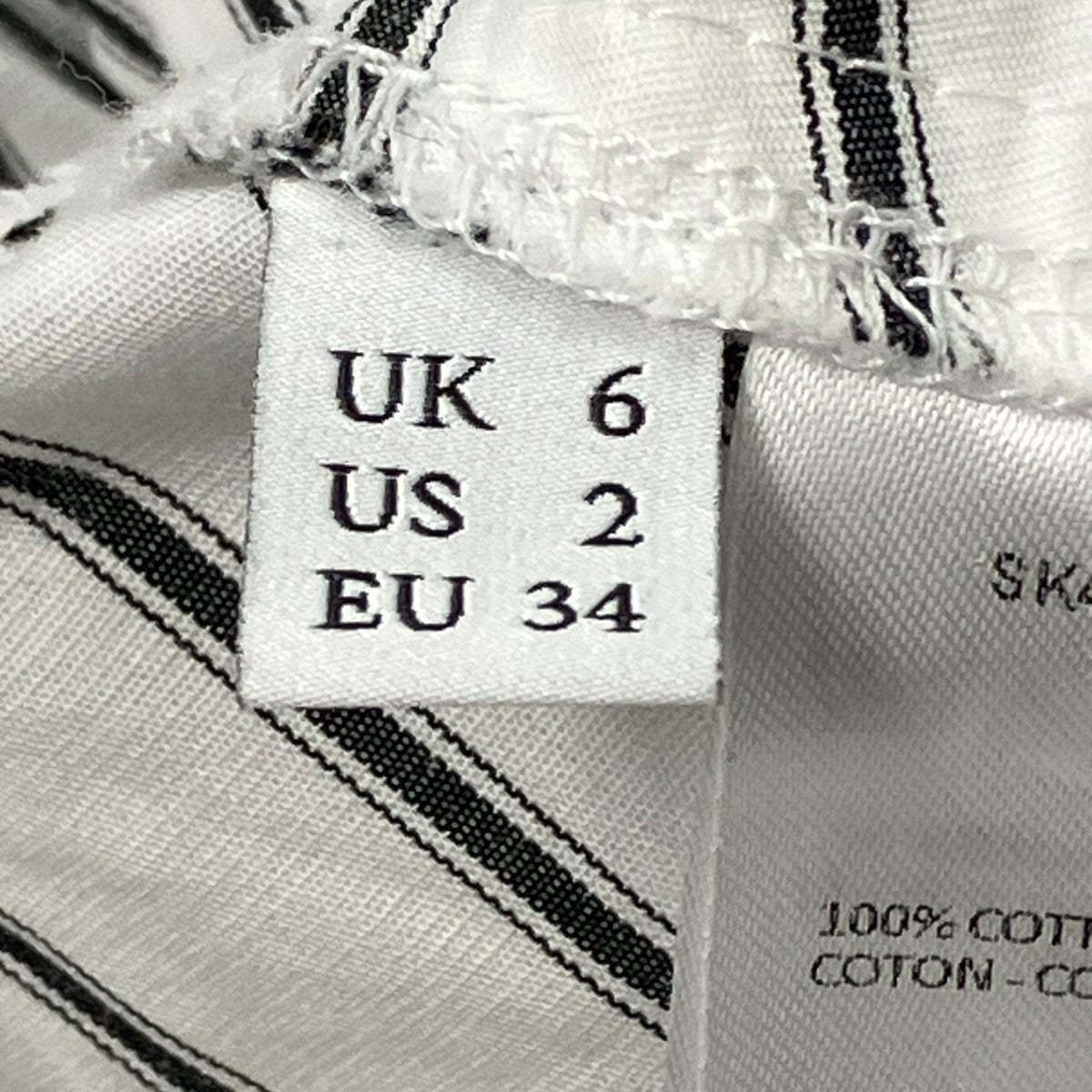 J．W．ANDERSON Asymmetric Patchwork Cotton Midi SkirtスカートSK46WR18 古着・中古-6枚目のアイテム画像