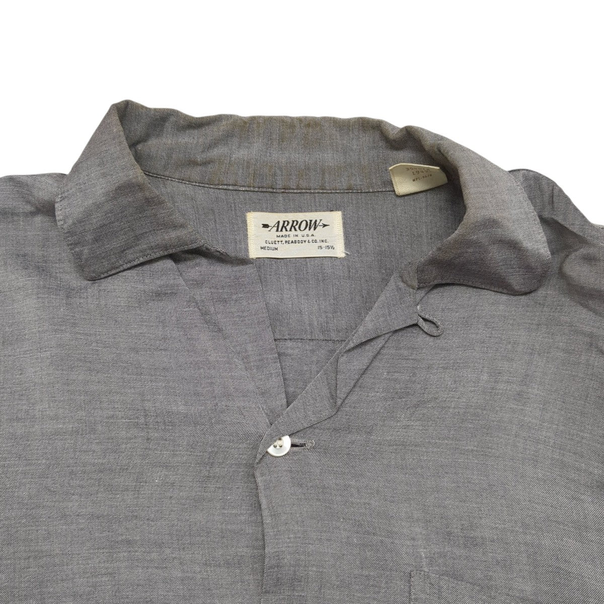 VINTAGE(ヴィンテージ) 60s ARROW Rayon Shirtシャツ グレー サイズ 36