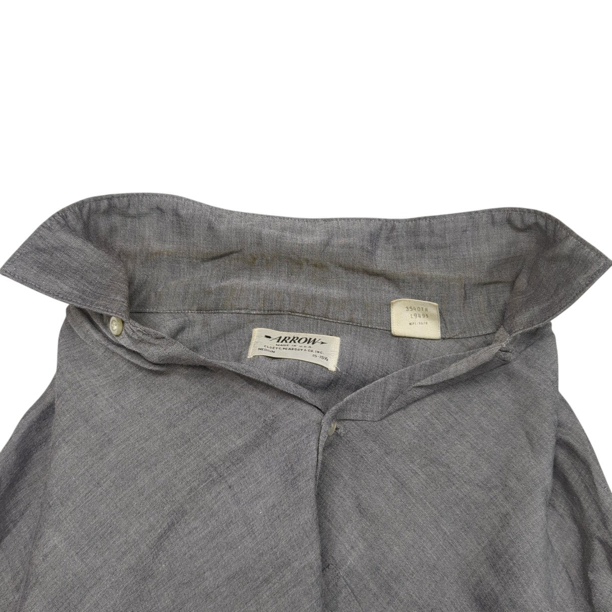 VINTAGE(ヴィンテージ) 60s ARROW Rayon Shirtシャツ グレー サイズ 36