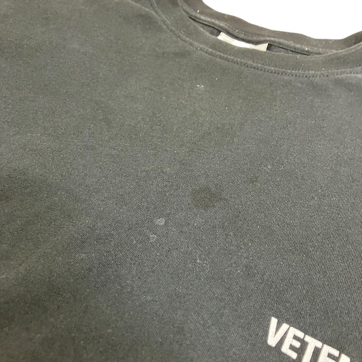 VETEMENTS(ヴェトモン) Tシャツ ブラック サイズ XS｜【公式