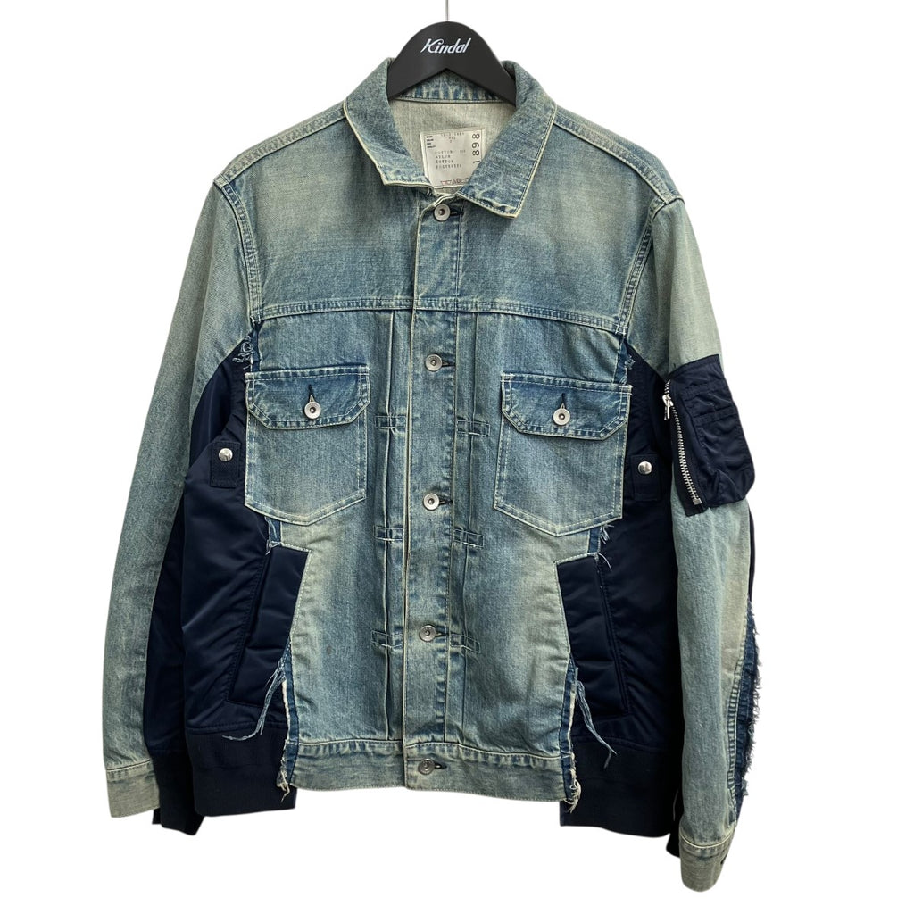 sacai(サカイ) SWITCHED DENIM JACKETデニムジャケット19-01898M 19  
