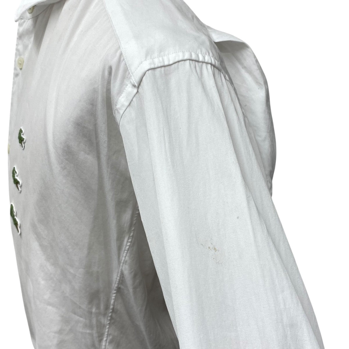 COMME des GARCONS SHIRT×LACOSTE コットンポプリン