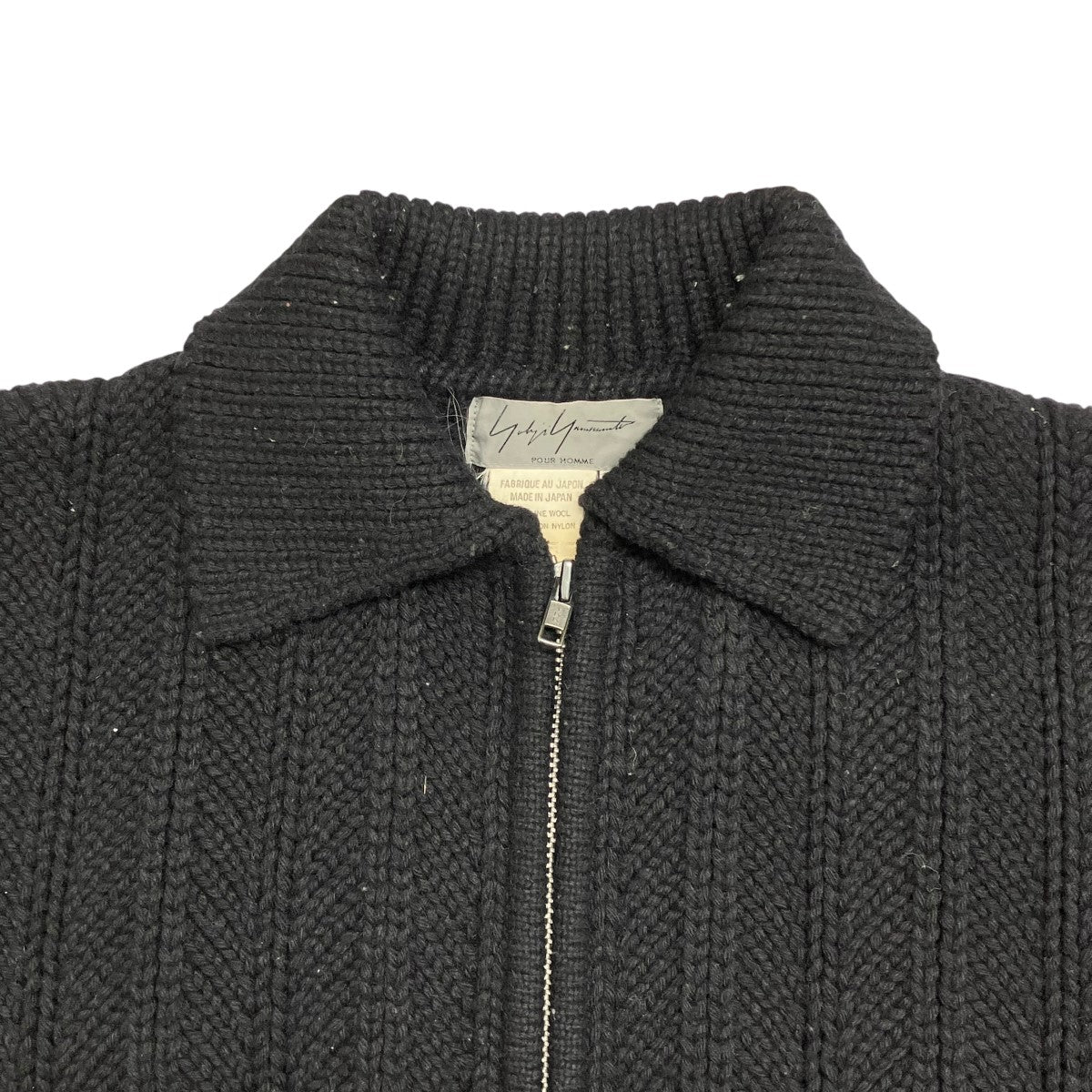 13aw Yohji Yamamoto POUR HOMME ニットジャケット 中古・古着通販】Yohji Yamamoto pour homme (ヨウジヤマモト