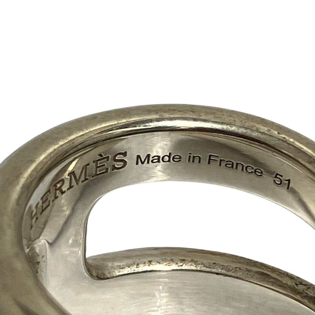 HERMES(エルメス) オスモズリングシルバーリング シルバー サイズ 51