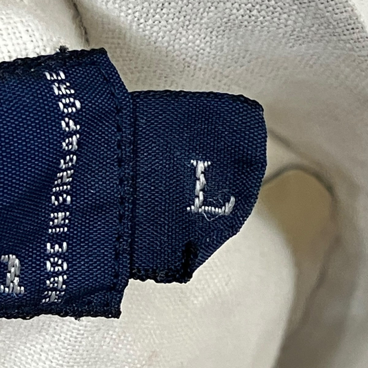 RALPH LAUREN 90s オープンカラー プルオーバー リネン ポニーなしシャツ 古着・中古-7枚目のアイテム画像