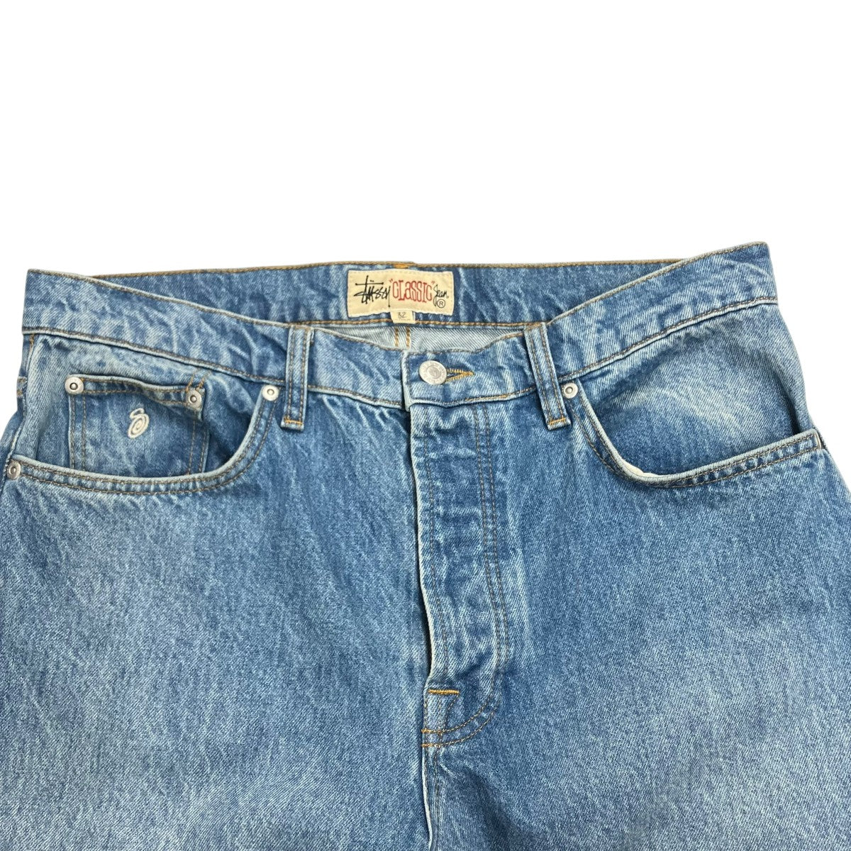 stussyデニムパンツ STUSSY ステューシー ROUGH&RUGGED ハーフパンツ デニム