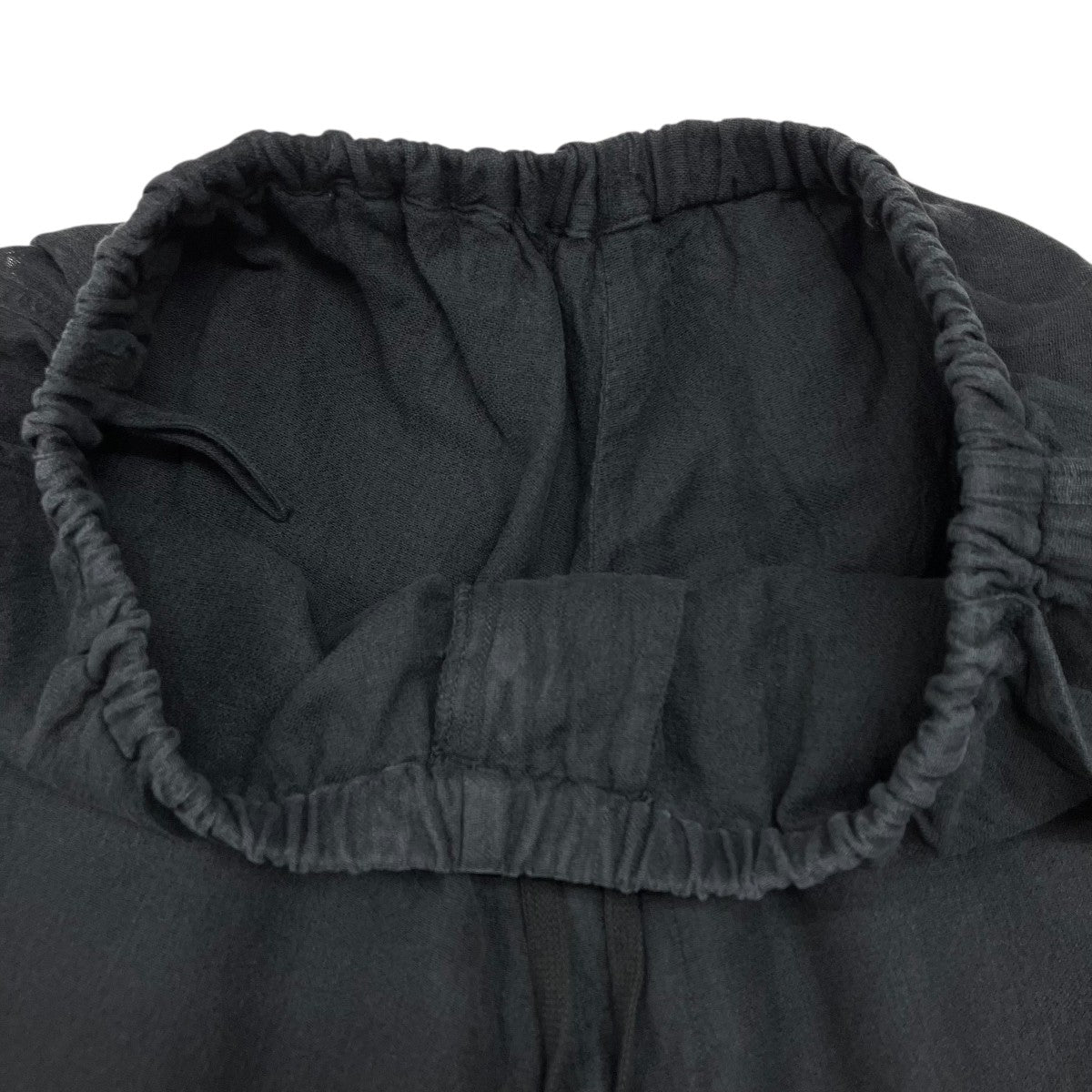 comoli 25ss フェードブラック ニータックパンツB01-03018 3 COMOLI(コモリ) フェードブラック ニータックパンツパンツB01