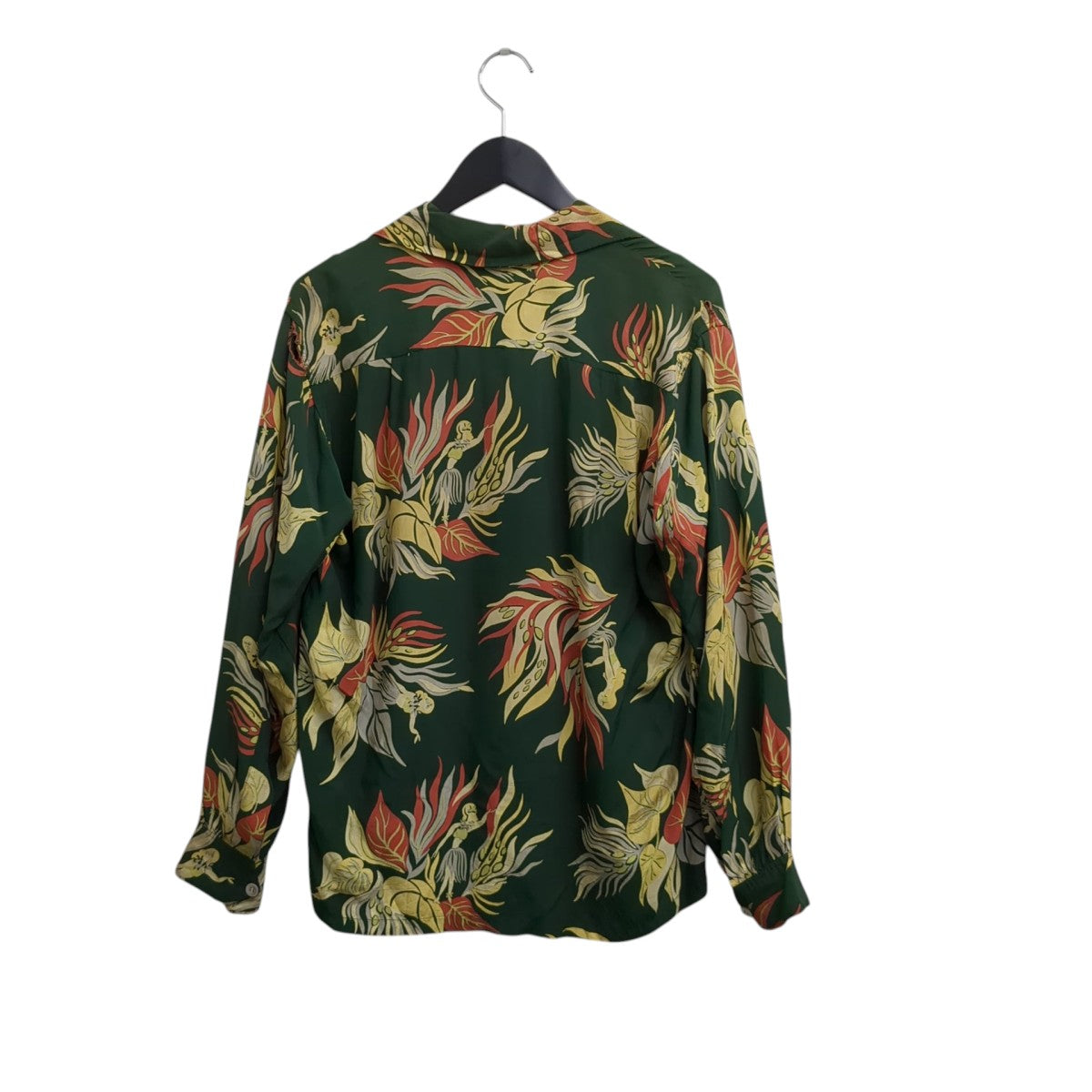 40s Duke Kahanamoku Hawaiian L S Shirtシャツ