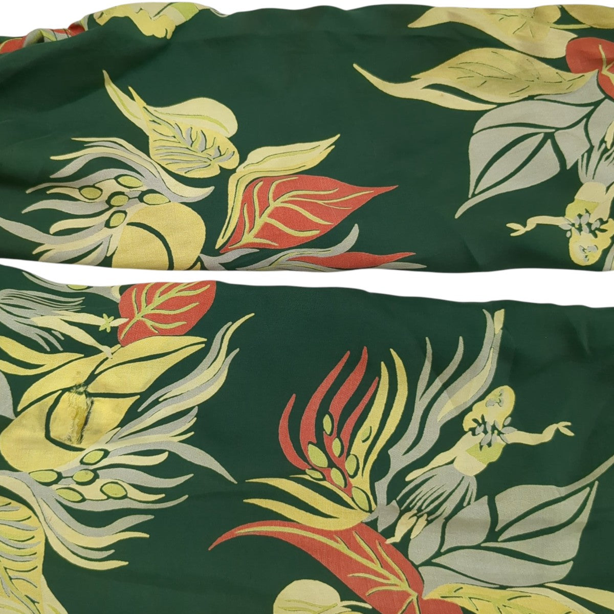 40s Duke Kahanamoku Hawaiian L S Shirtシャツ