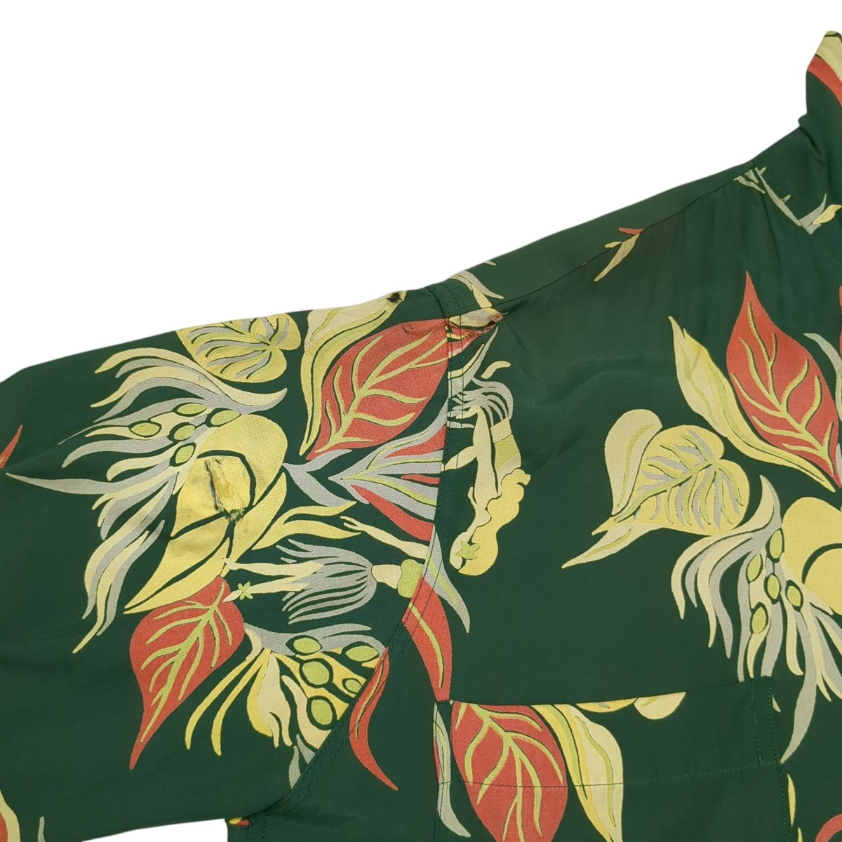 40s Duke Kahanamoku Hawaiian L S Shirtシャツ