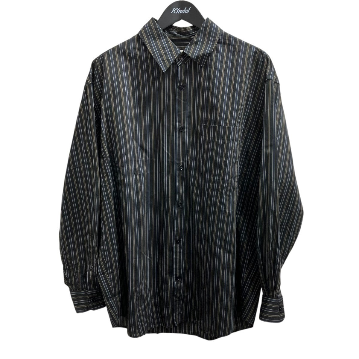 LEMAIRE　ルメール　ノーカラーシャツ LEMAIRE(ルメール) ノーカラー半袖シャツ ホワイト サイズ 48